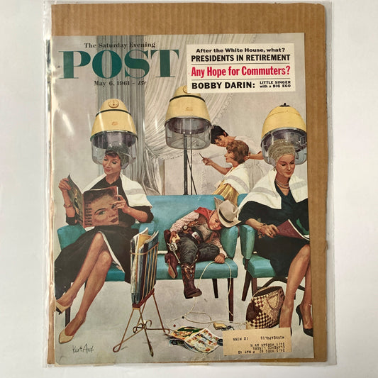 The Saturday Evening Post Magazine COVER May 6 1961 Kurt Ard