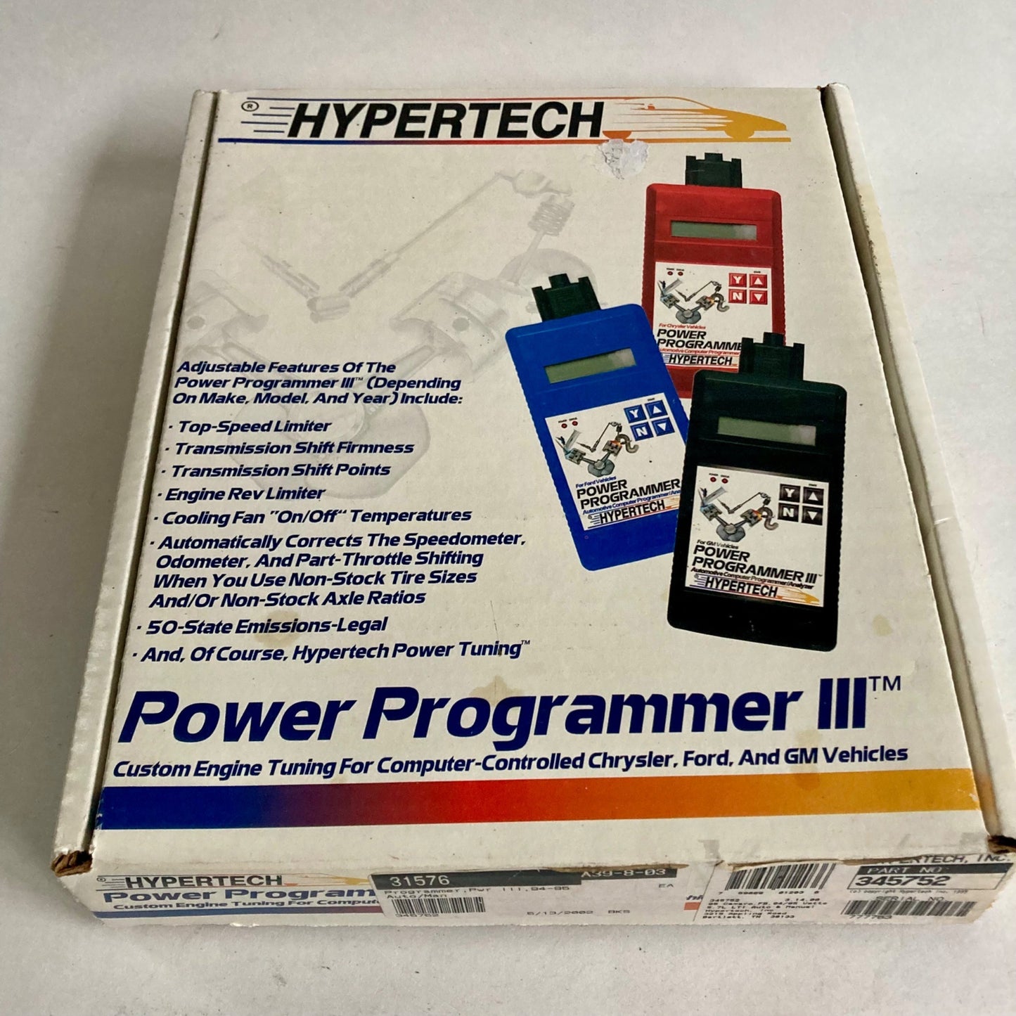 Hypertech Power Programmer III #345752 1995 Camaro 1994-95 Corvette Chevrolet GM