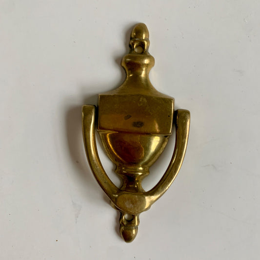 Vintage Small Brass Door Knocker Metal