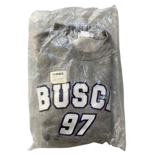 Kurt Busch #97 NASCAR Sweatshirt Gray Team Caliber Size L Crewneck NOS