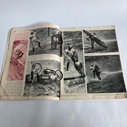 Vintage Modern Cycle Magazine October 1966 Motorcycle Drag Racing Hill Climbs