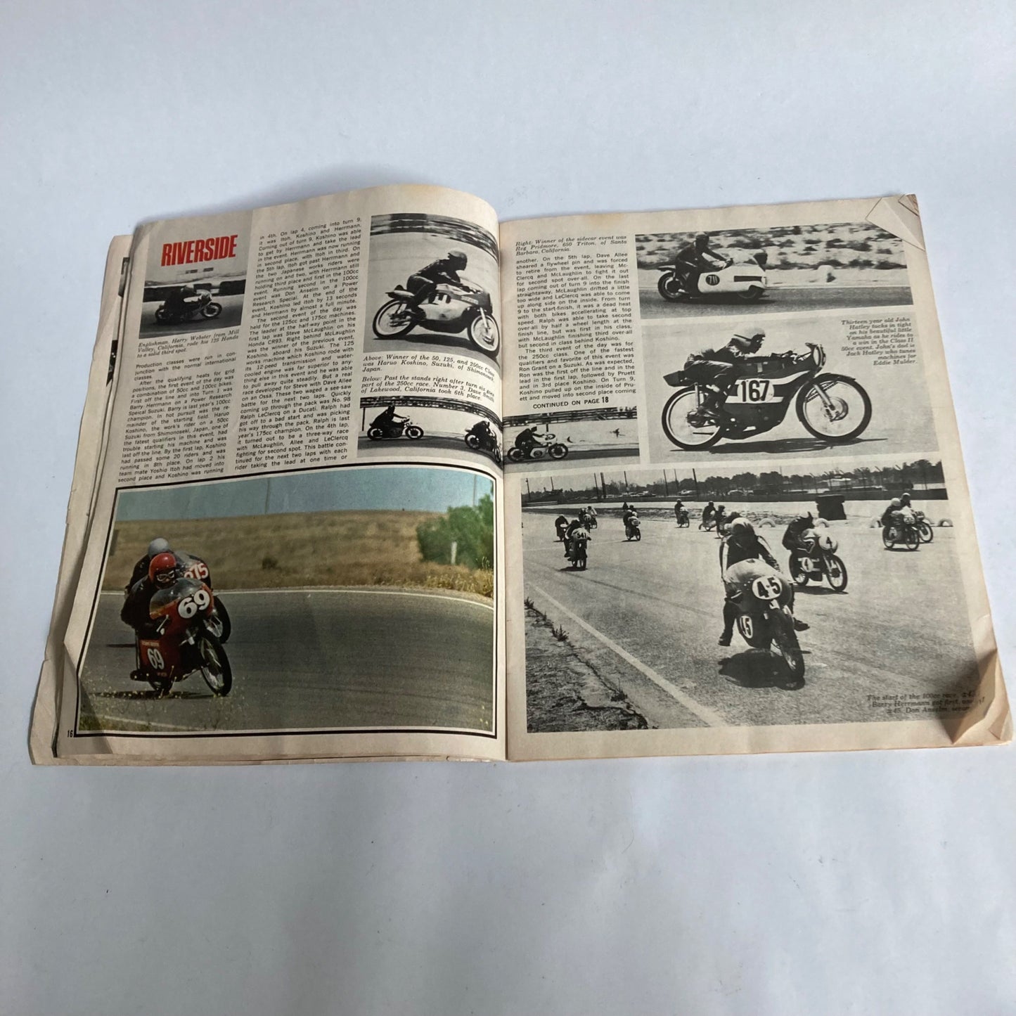 Vintage Modern Cycle Magazine October 1966 Motorcycle Drag Racing Hill Climbs