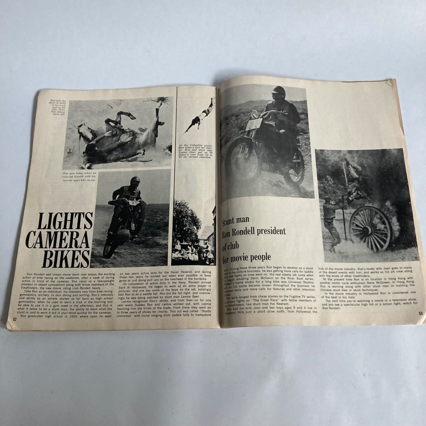 Vintage Modern Cycle Magazine October 1966 Motorcycle Drag Racing Hill Climbs