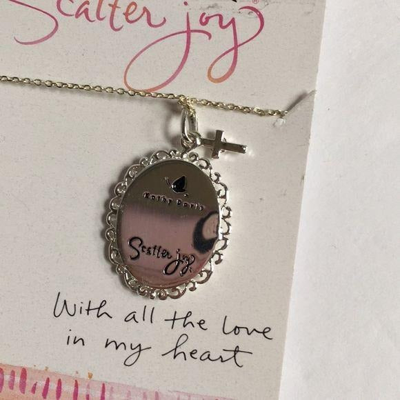 New Kathy Davis Faith Pendant Necklace