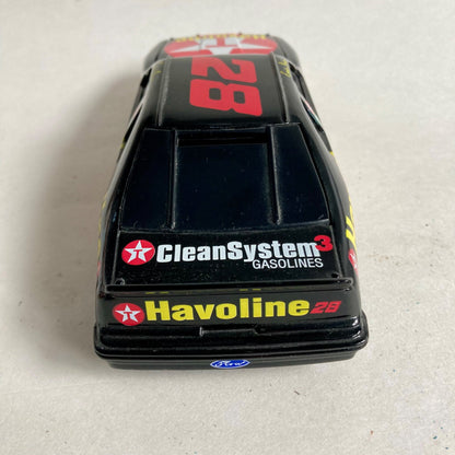 Vintage 1994 Ernie Irvan #28 Texaco Havoline NASCAR Diecast Car Bank w/ KEY!