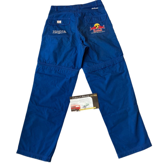 Grand Prix Cheever Racing Red Bull RACE USED Pit Crew Pants w/COA IndyCar Toyota