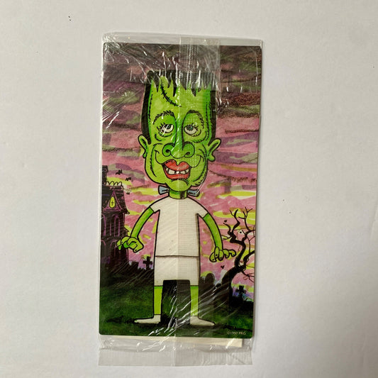 1997 PRG Vintage Frankenstein Sticker with Clothes and Accessories