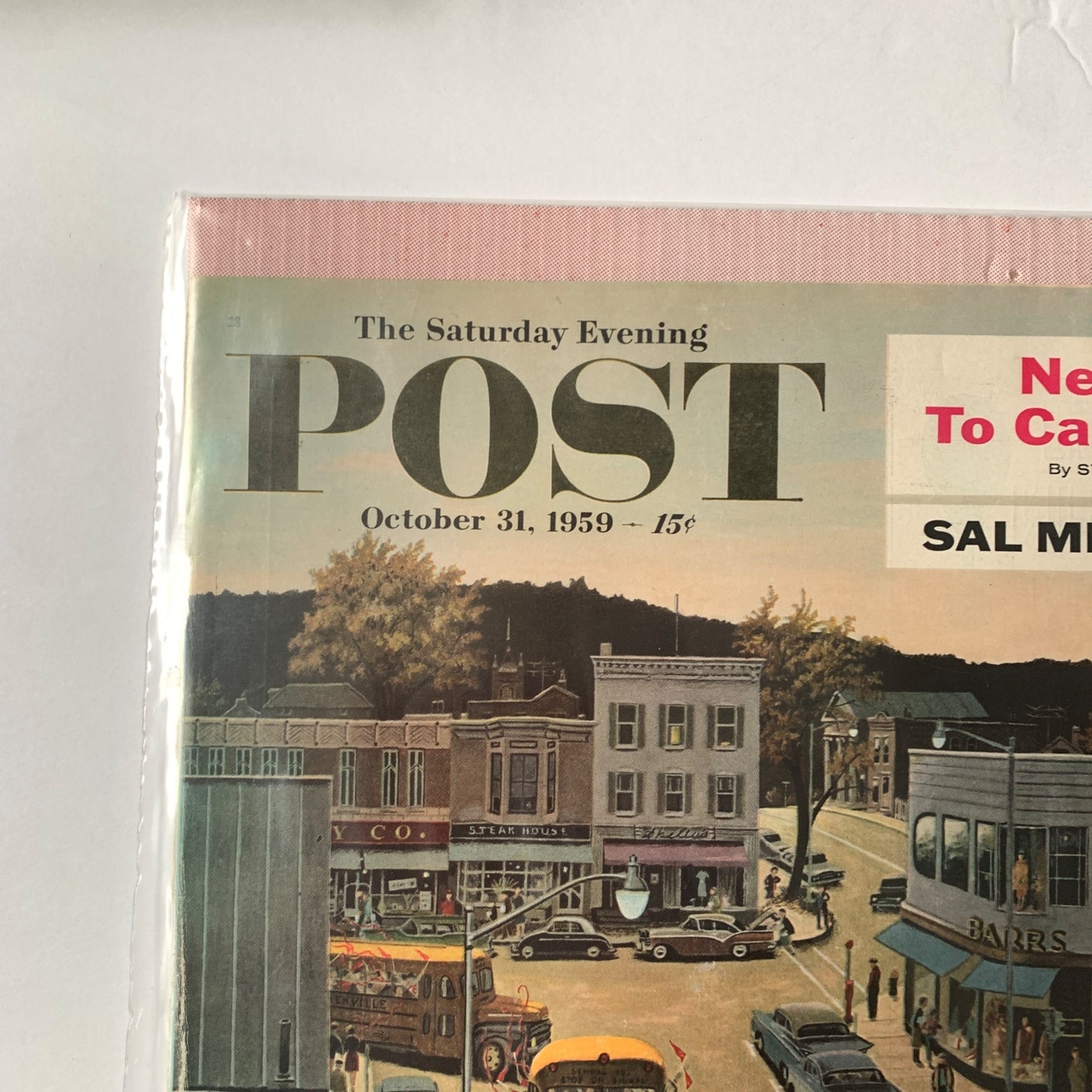 The Saturday Evening Post Magazine COVER October 31 1959