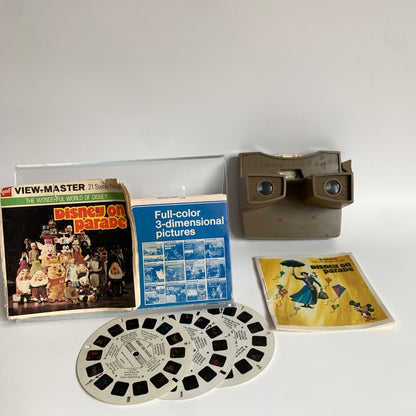 Vintage View-Master With Disney On Parade Reels