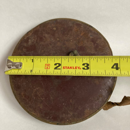 Vintage Lufkin Surveyor's Brass Metal 66 Ft. Tape Measure Cloth