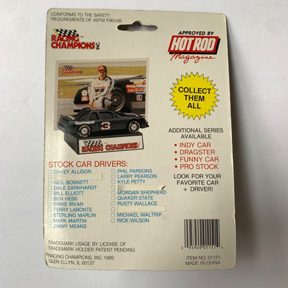 Racing Champions Inc. Stock Car Collectors Card 16 Larry Pearson 1989