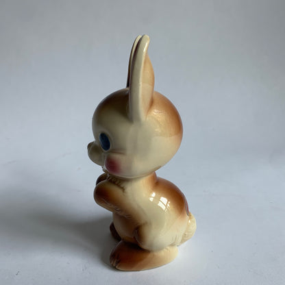 Rempel Anthropomorphic 1948 Bunny Rabbit Ceramic Figurine Vintage