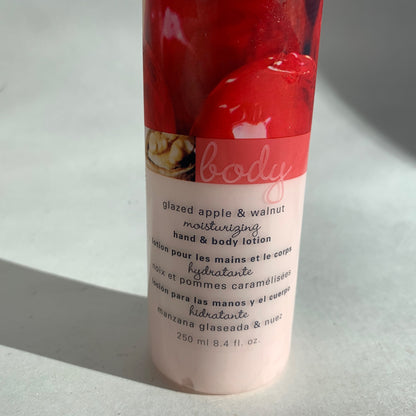 Avon Glazed Apple Walnut Hand Body Lotion 8.4 oz. NEW