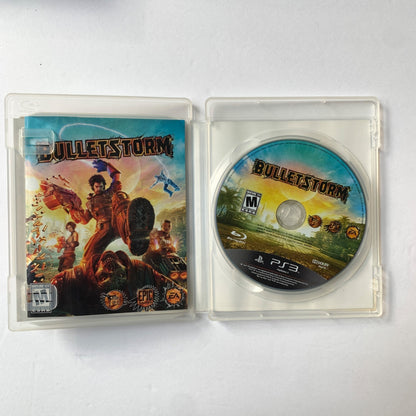 PS3 BulletStorm Bullet Storm Limited Edition Video Game Disc Case & Manual
