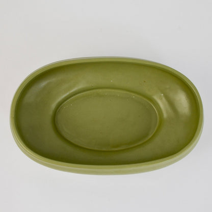 Floraline USA 476-8 Avacado Green Footed Oval Planter