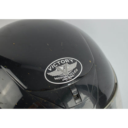 Polaris Victory Motorcycle Helmet Black Full-Face Size Large