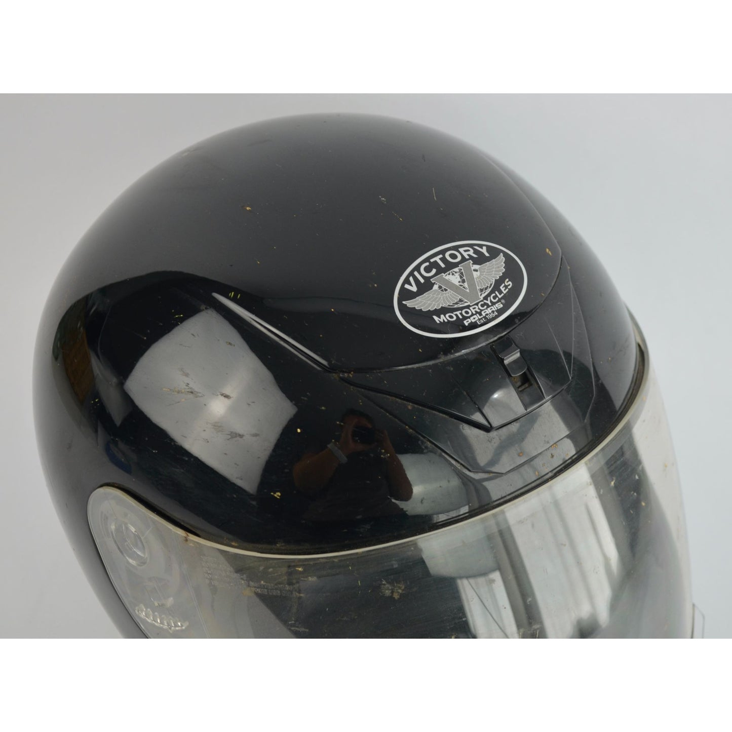 Polaris Victory Motorcycle Helmet Black Full-Face Size Large