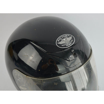 Polaris Victory Motorcycle Helmet Black Full-Face Size Large