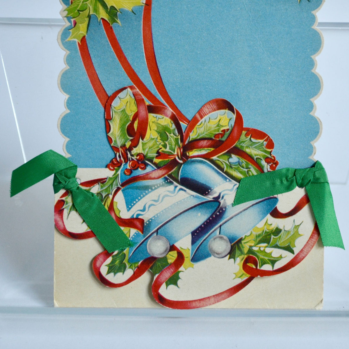 Vintage Unmarked Unknown Brand Christmas Card