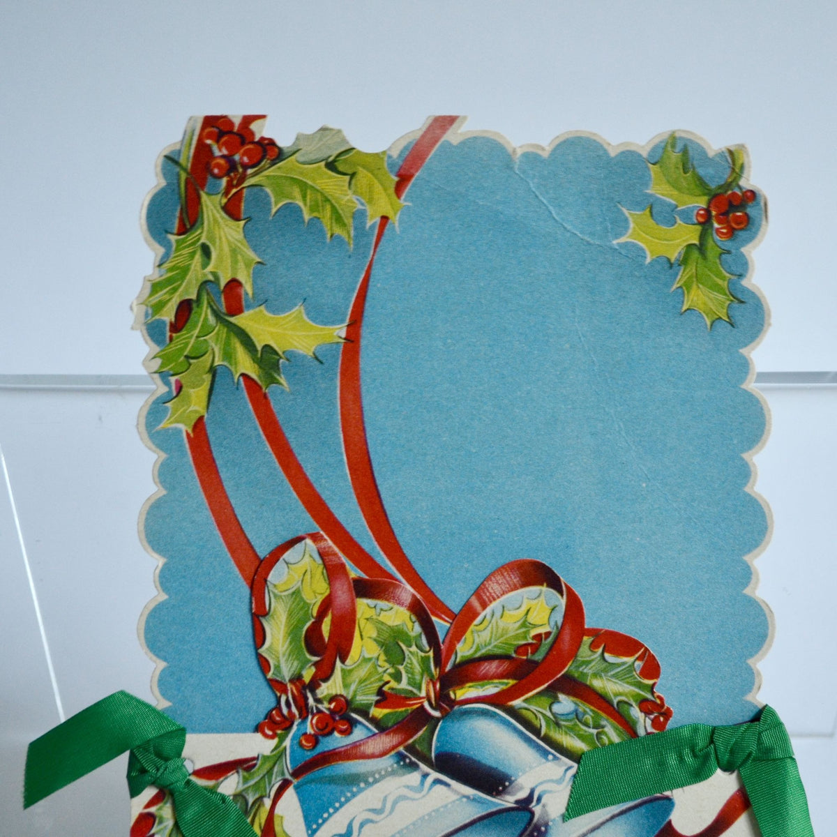 Vintage Unmarked Unknown Brand Christmas Card