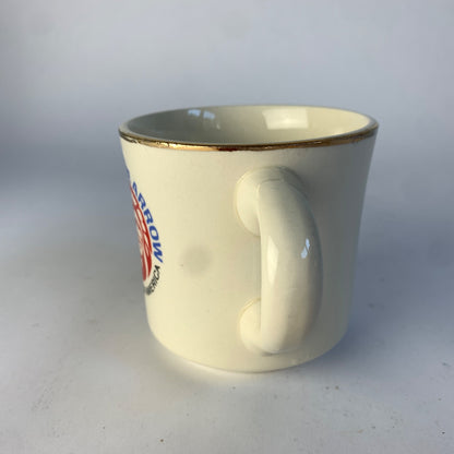 Vintage Boy Scouts of America Order of the Arrow Mug Gold Rim Ceramic