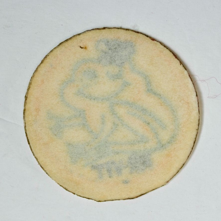 RR-VIT Frog Patch Vintage Iron On Unused 3"