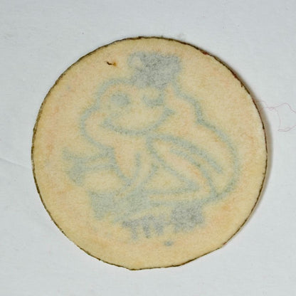 RR-VIT Frog Patch Vintage Iron On Unused 3"