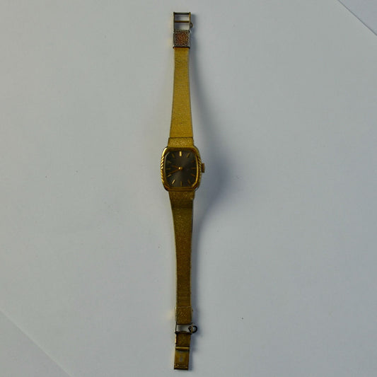 Seiko 1100-5509 Japan Gold Women's Dress Watch Missing Chain Untested
