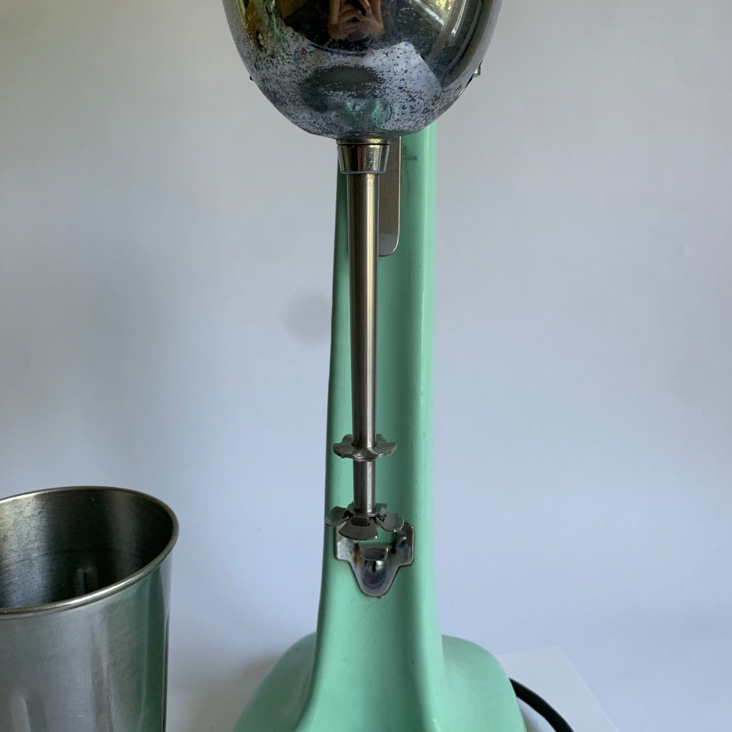 Hamilton Beach Malt Milkshake Mixer No. 30 Teal Blue Green With Cup Jadite