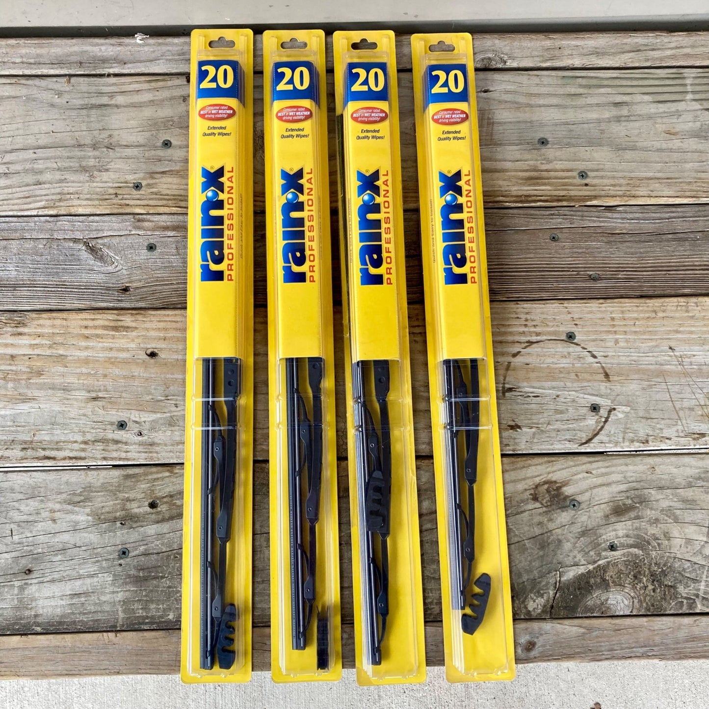 Lot 4 Rain-X Professional Series Wiper Blades 20” NEW