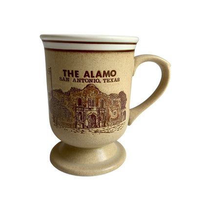 Vintage | Festive Enterprises Japan The Alamo Ceramic Mug Footed
