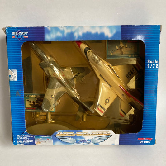 Vintage New-Ray Combo Pack Airplane Models F-16 & Harrier Diecast 21005