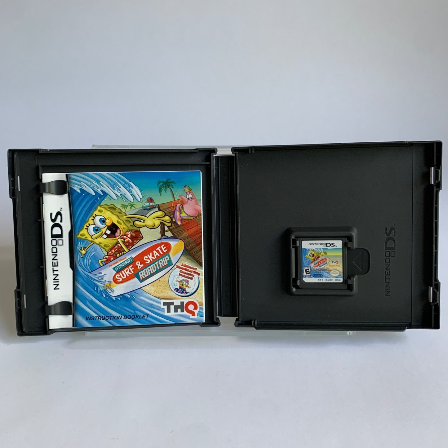 Nintendo DS Spongebob's Surf & Skate Roadtrip Cartridge Case Manual COMPLETE