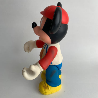 Vintage Mickey Mouse Baseball Player 12" Posable Figure