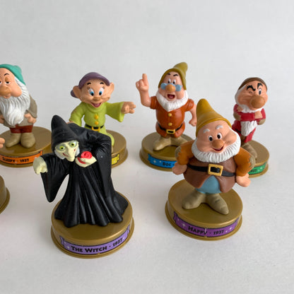 2002 Disney McDonalds Snow White 7 Dwarves Witch Happy Meal Toys