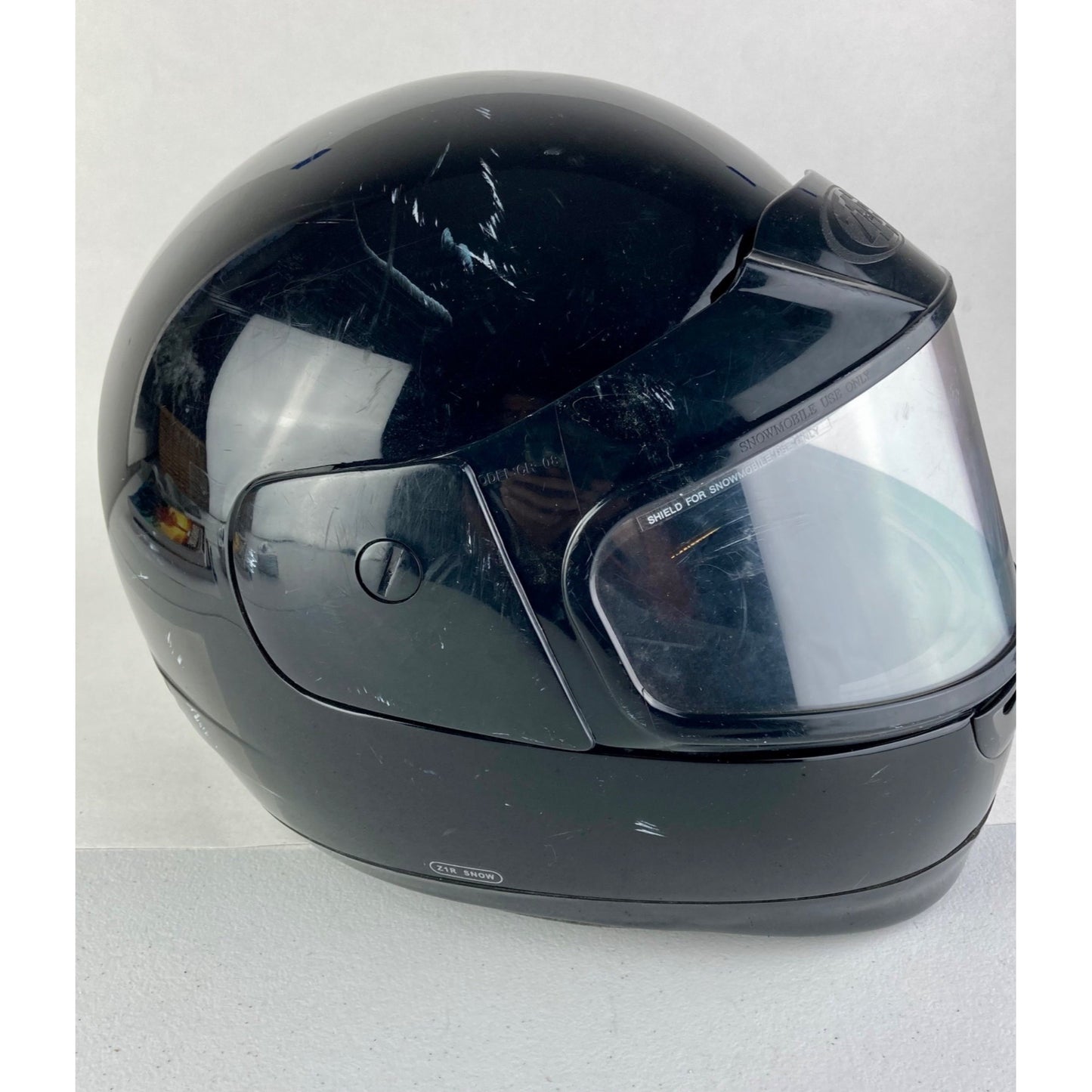 Z1R Full-Face Snowmobile Motorcycle Helmet Size XS Black
