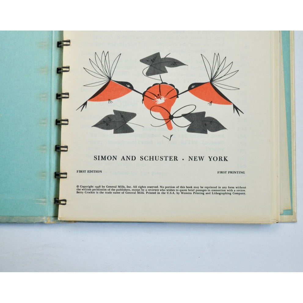 Betty Crocker's Dinner for Two Cookbook 1958 1st Edition 1st Printing