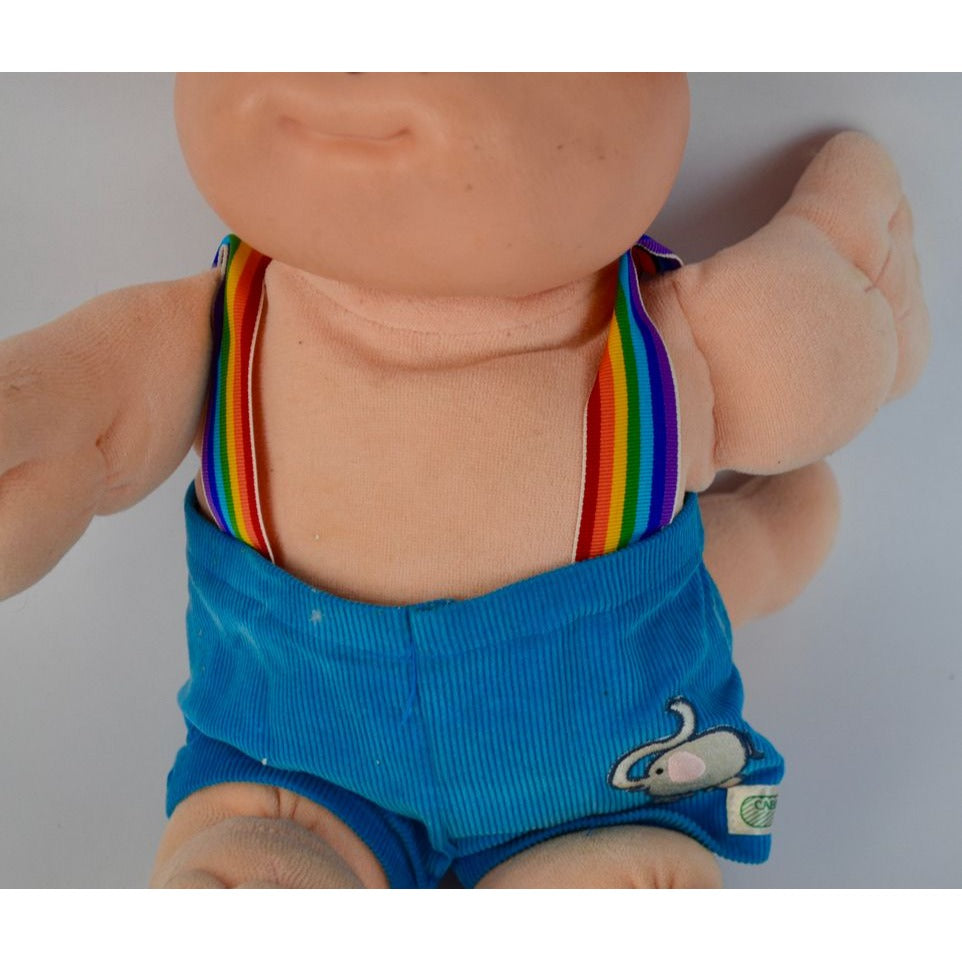 Cabbage Patch Kids Koosas Dog Rainbow Overalls 1983