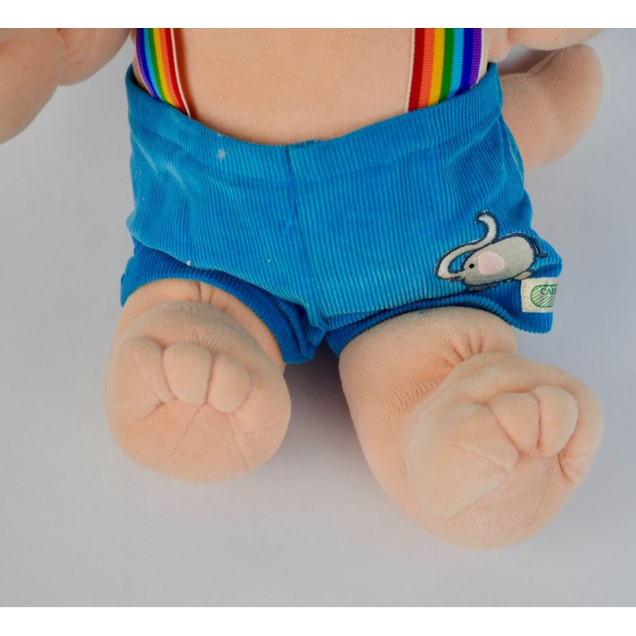 Cabbage Patch Kids Koosas Dog Rainbow Overalls 1983