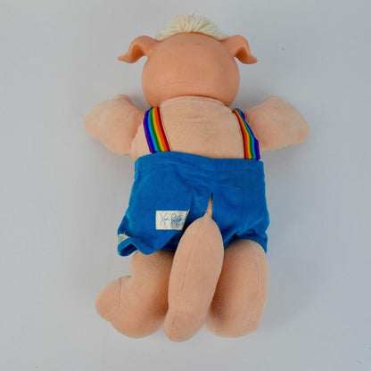Cabbage Patch Kids Koosas Dog Rainbow Overalls 1983