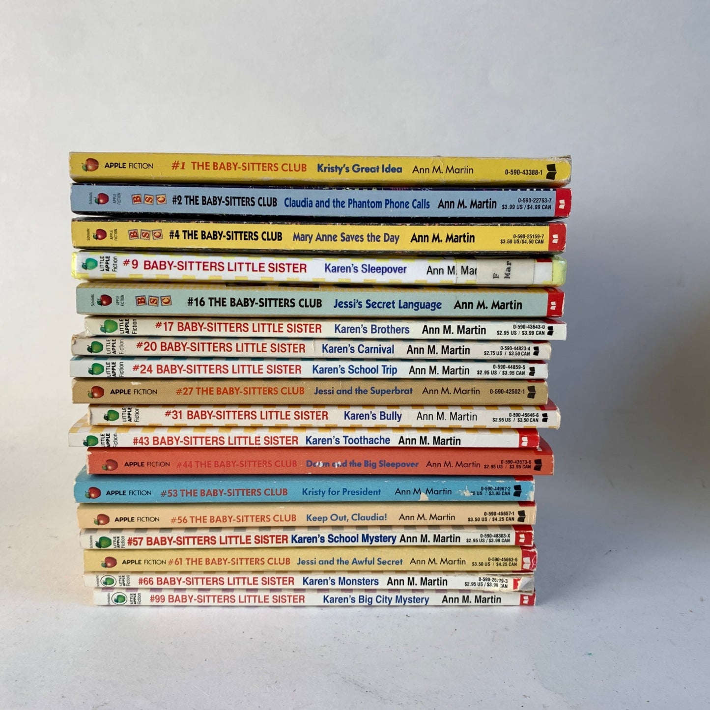 Baby-Sitters Club Little Sister Books Lot of 18
