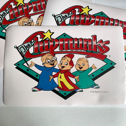 Vintage | The Chipmunks 1990 Placemats Set of 3