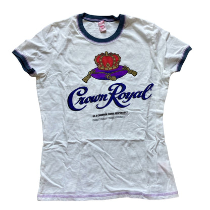 Vintage Kurt Busch #97 Crown Royal NASCAR T-Shirt Women's Size L NICE!
