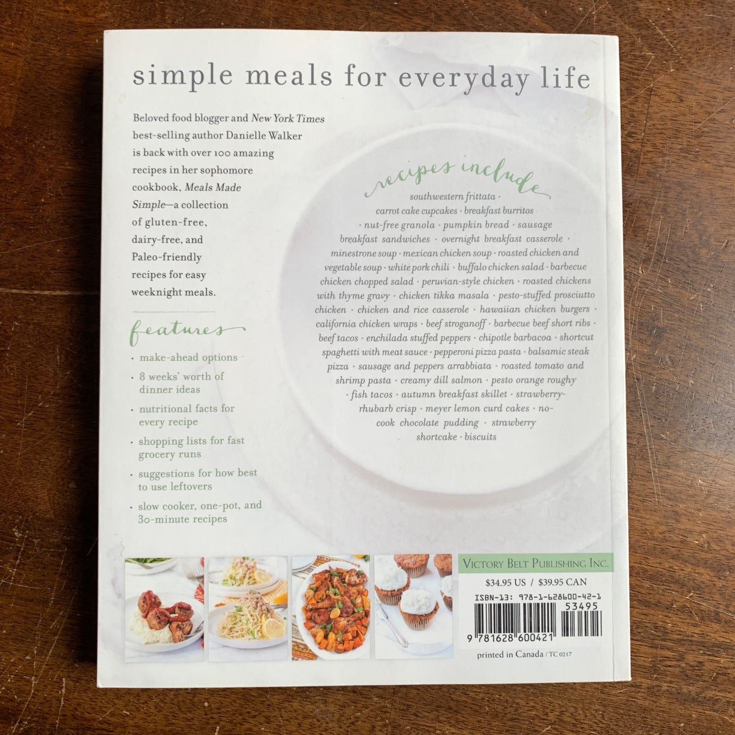 Against All Grain Danielle Walker Meals Made Simple Cookbook NEW