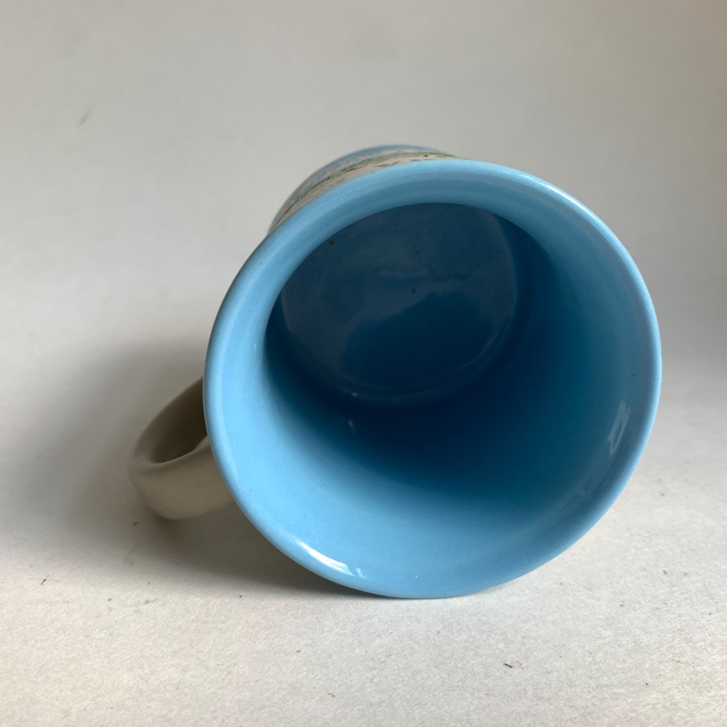 Vintage | Niagara Falls Blue Embossed Coffee Mug