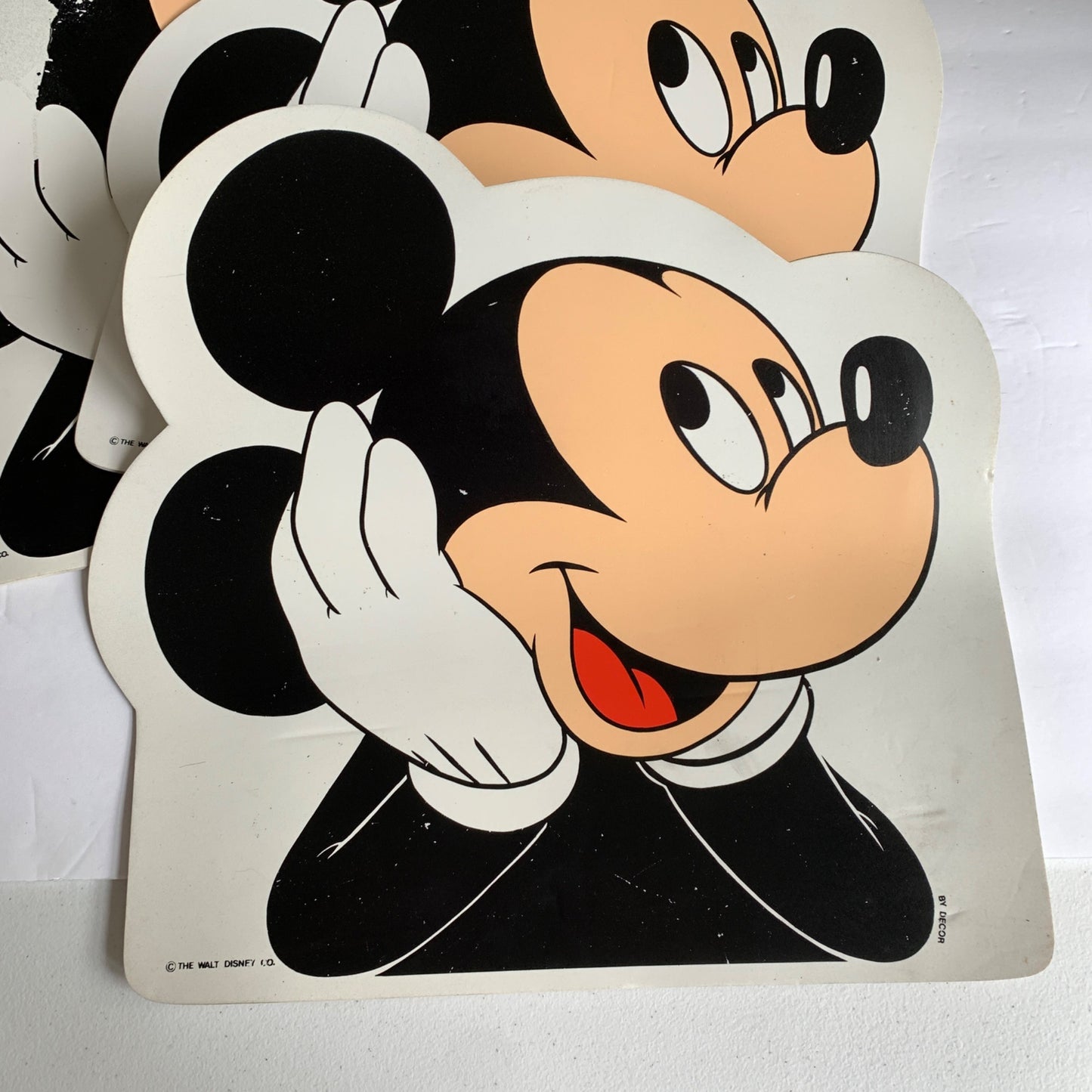 Vintage | Disney by Decor Mickey Mouse Vinyl Placemats Set of 4