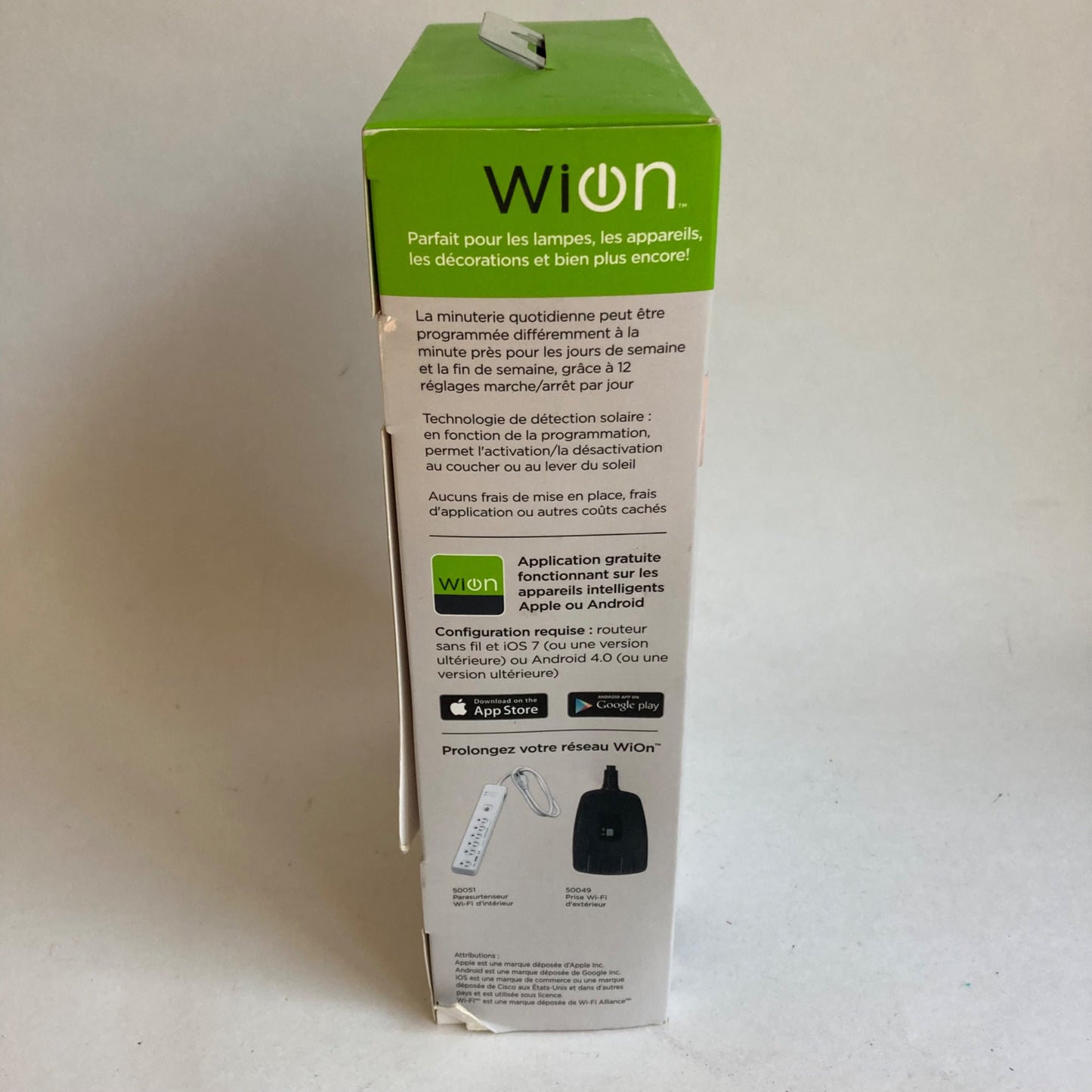 WiOn Wi-Fi Combo Pack Outdoor Yard Stake & Indoor Outlet #50063