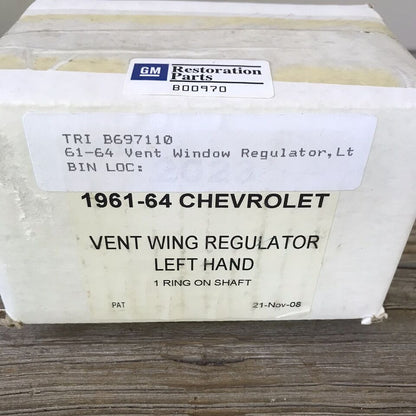 1961-1964 Chevrolet Vent Wing Regulator Left Hand LH GM Restoration Parts NEW