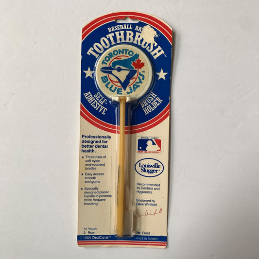 1986 Vintage Toronto Blue Jays Baseball Bat Toothbrush New
