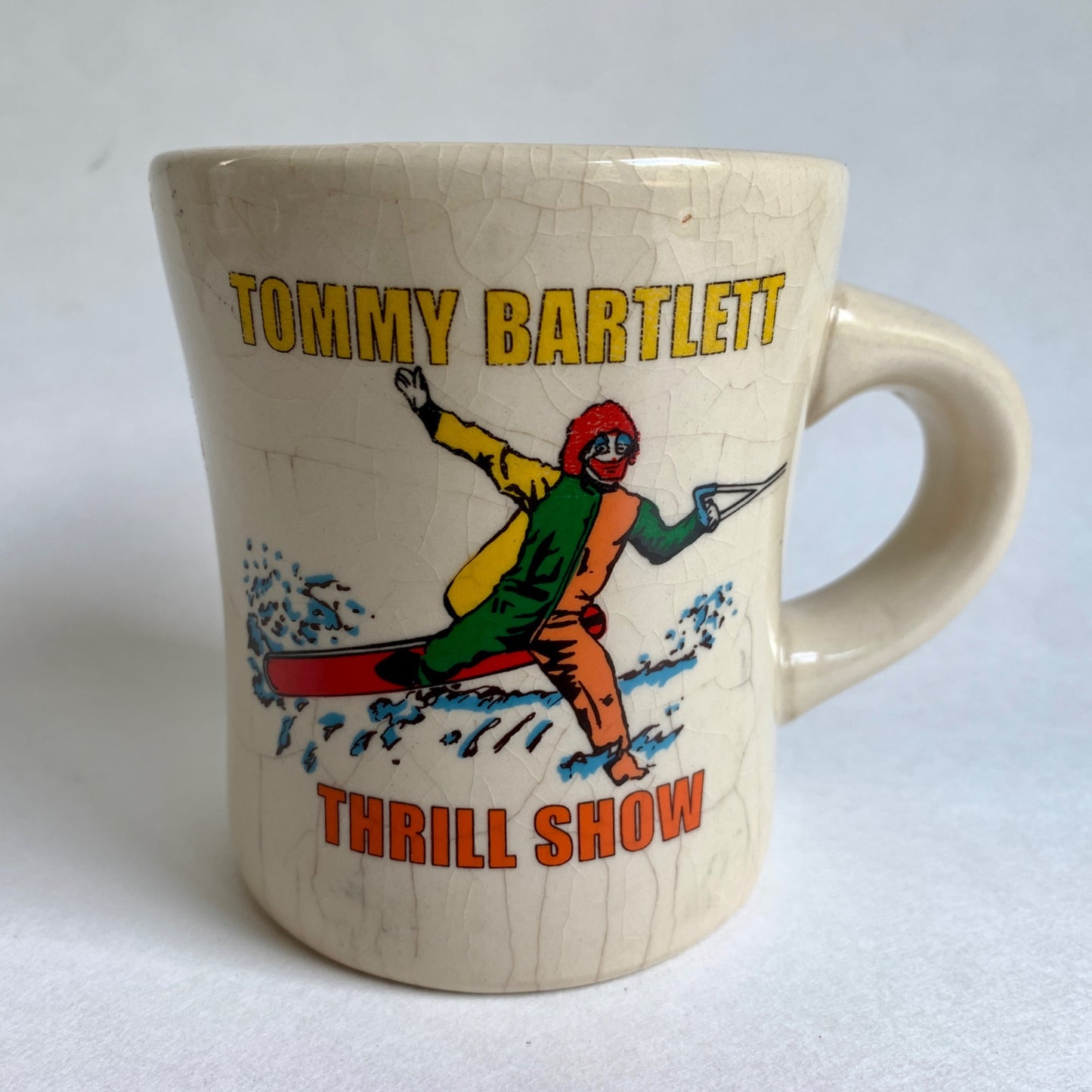 Vintage 1960s Tommy Bartlett Thrill Show Coffee Mug